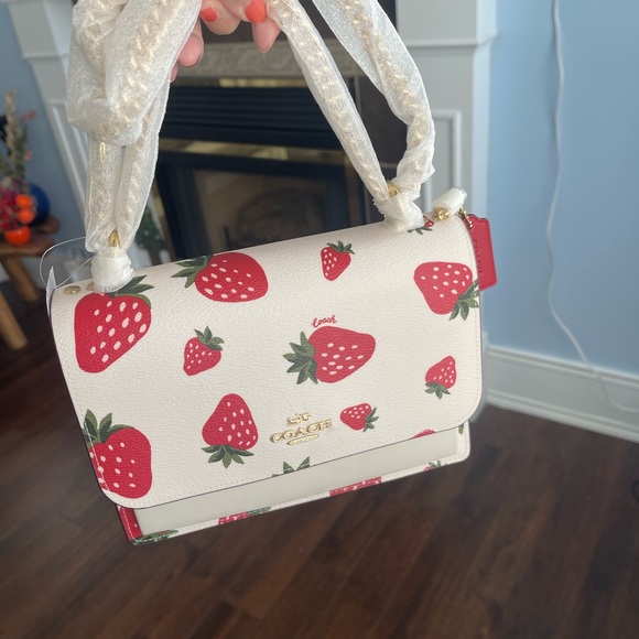 Coach KLARE CROSSBODY WITH WILD STRAWBERRY PRINT (COACH CH333) - Picture 4 of 6